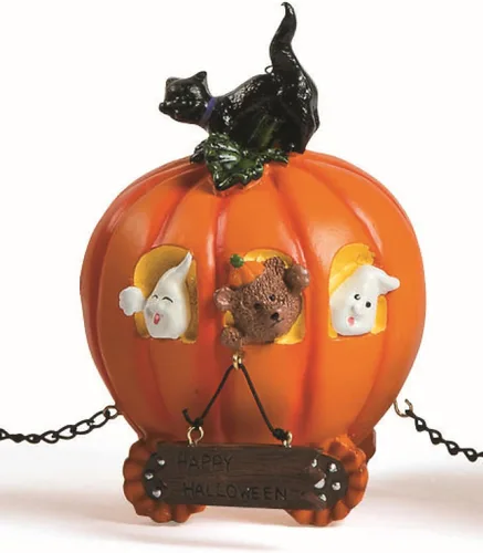 Vista 6 de Accesorios decorativos. The Pumpkin Express Train, trencito de calabazas x1.