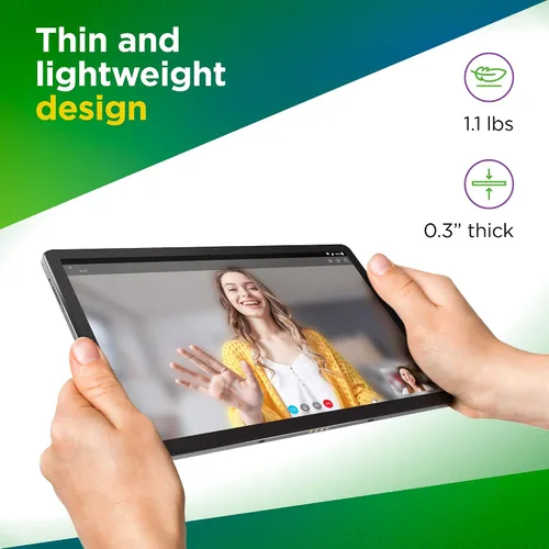 Vista 2 de Lenovo Tab P11 Plus (1ª generación) - 2021 - Tablet - Batería de larga duración - LCD de 11 pulgadas - Procesador MediaTek Octa-Core - Memoria de 6