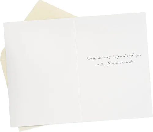 Vista 2 de Hallmark - Tarjeta de amor de la firma (El tiempo vuela)