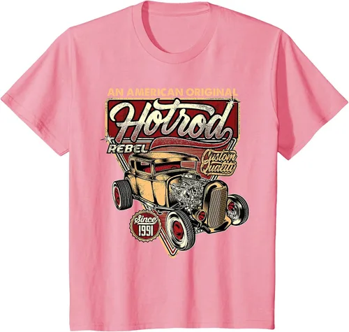 Vista 22 de Camiseta vintage Hot Rod Speed and Power para hombre Asphalt Grey