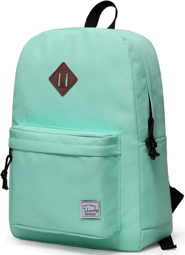 Vista 22 de VASCHY - Mochilas para uso diario de mujer, verde, Mediana