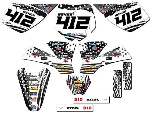 Vista 6 de 2002-2008 SX 50 MERICA Grey Complete Kit Compatible with KTM Senge Graphics Inc