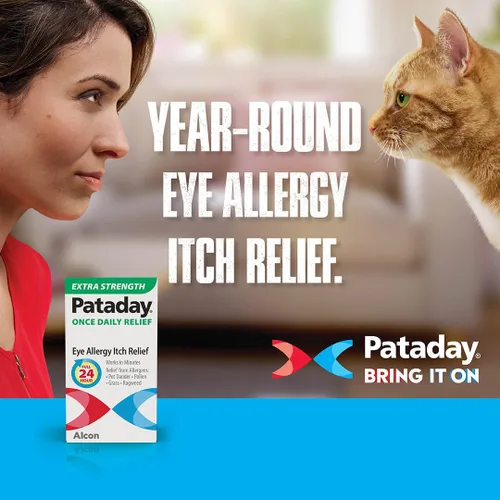 Vista 5 de Gotas para alergias en los ojos Pataday Once Daily Relief Extra Strength (0.1 onzas líquidas (2.5 ml) , 2 unidades)