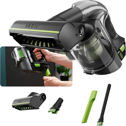 Vista 12 de Gtech Multi MK2 K9 - Aspiradora de mano inalámbrica para automóvil, hogar y más, reforzada con aluminio ligero, recargable, aspiradora para mascotas