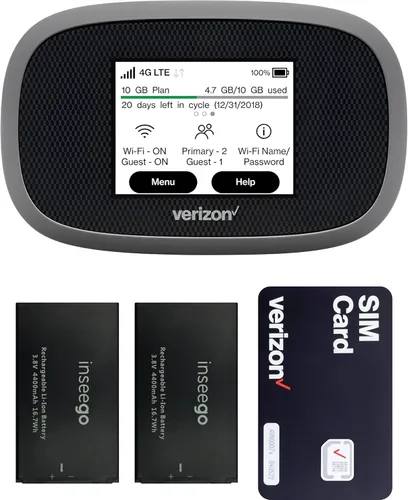Vista 8 de Verizon Wireless Jetpack Inseego MiFi 8800L Hotspot móvil VPN gratuito para viajes WiFi portátil móvil 4G Desbloqueado globalmente Velocidad
