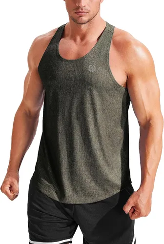 Vista 8 de NELEUS Camiseta sin mangas para hombre para entrenamiento, correr, gimnasio, atlética