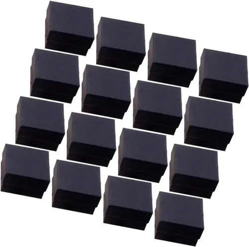 Vista 2 de EXCEART 144 piezas de collar de estraza negra caja de anillos de cartón cajas de regalo de cartón caja de joyería de papel caja de regalo de cartón