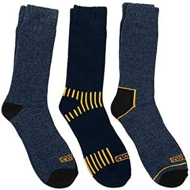 Vista 4 de Dewalt Everyday Work Crew Sock Dxsc150 Cotton Blend Hombre