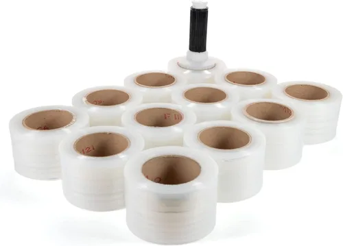 Vista 9 de IDL Packaging Mini rollo de envoltura elástica de 5 pulgadas x 1000 pies