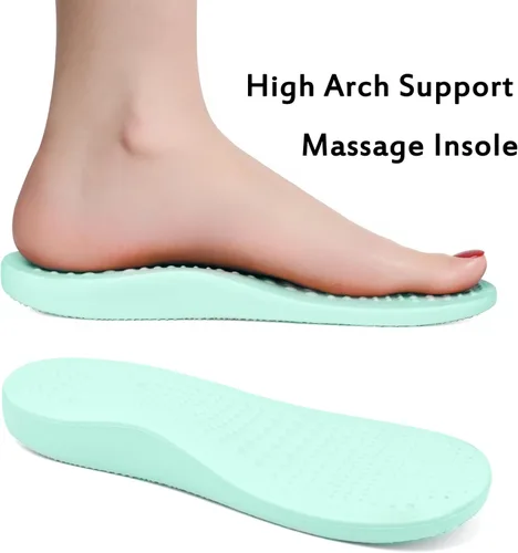 Vista 2 de INMINPIN - Zuecos ortopédicos para mujeres y hombres, con soporte de arco, zapatos de jardín, sandalias con fascitis plantar y plantillas de pies