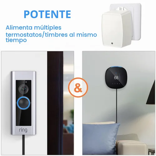 Vista 7 de Transformador enchufable de 24 V 40 VA, con certificación UL