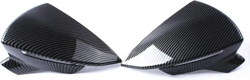 Vista 5 de Cubierta de espejo retrovisor lateral negro para Seat Leon MK3 2013-2020 Ibiza MK5 Arona 2017-2018