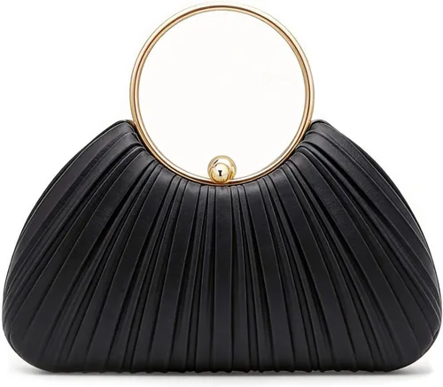 Vista 14 de Women Clutch Purse with Chain- Elegant Evening Bag for Wedding, Prom, Cocktail Party & Formal