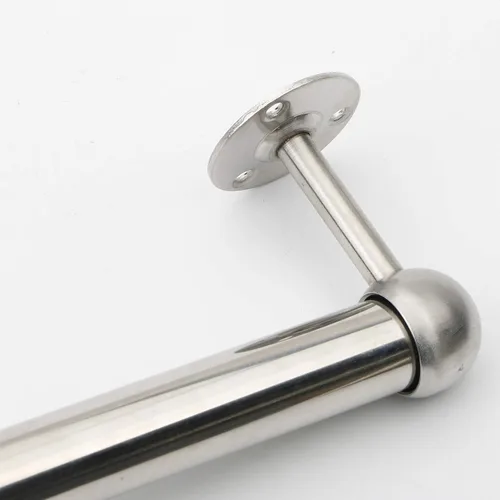Vista 5 de Tubo de acero inoxidable para armario, soporte de extremo de barra de palanca de armario, soporte de montaje en techo para tubo de acero inoxidable