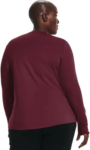 Vista 2 de Under Armour Camiseta acogedora de manga larga con cuello redondo para mujer league rojo (626)/negro