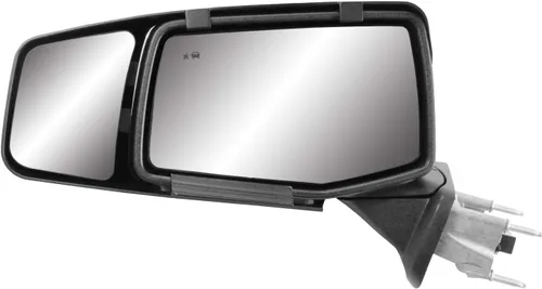 Vista 2 de Espejo de remolque K SOURCE Snap & Zap 80930 de ajuste personalizado para Silverado 1500, Sierra 1500 2019-2024, patentado