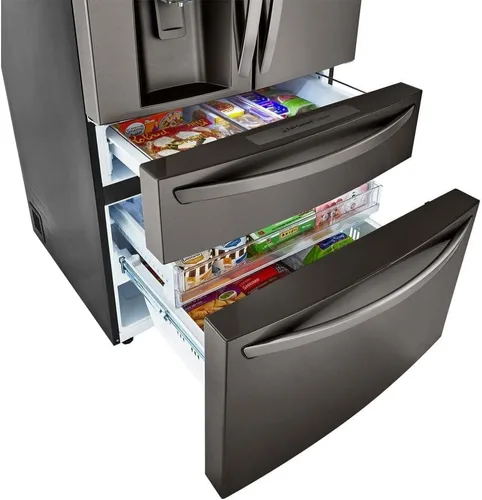 Vista 8 de LG LRMDS3006D 30 CF 4-puerta francesa DID Craft Dispensador de hielo ThinQ conversión completa