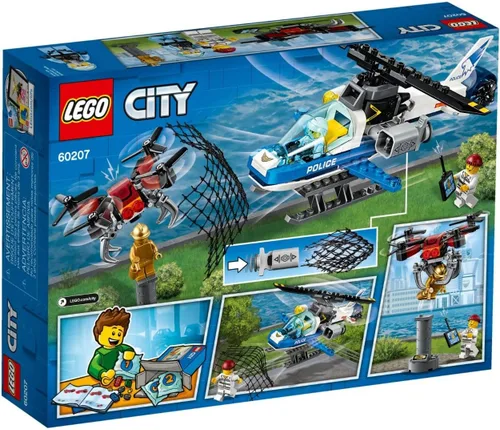 Vista 3 de LEGO City Sky Police Drone Chase 60207 Kit de construcción (192 piezas)