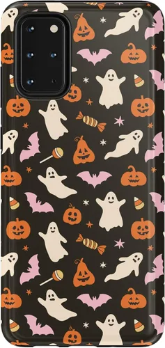Vista 466 de Casely Funda para Galaxy S9 Postura de cadáver Yoga de esqueleto Diseño protector delgado esencial de doble capa