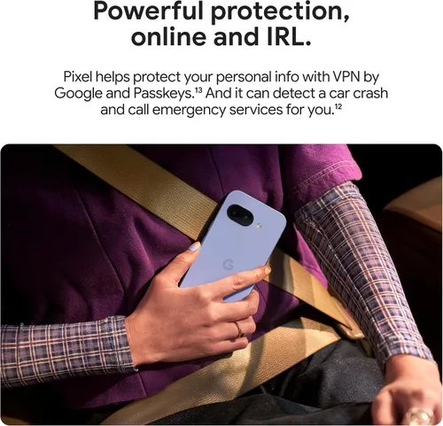 Vista 12 de Teléfono Android Google Pixel 9a con Gemini: teléfono desbloqueado con cámara increíble y edición de fotos con IA, batería para todo el día