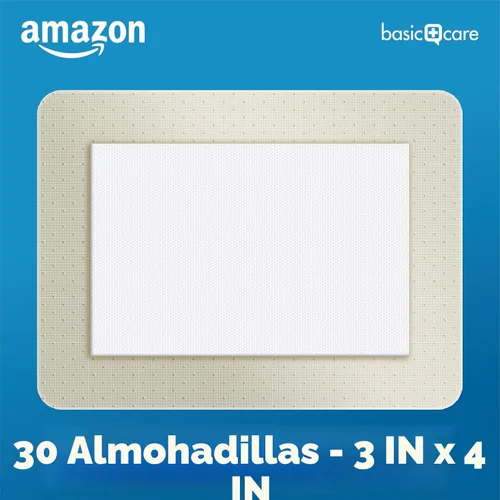 Vista 6 de Amazon Basic Care Vendajes adhesivos transparentes, almohadilla antiadherente extra grande y cómoda, para todo tipo de piel, 30