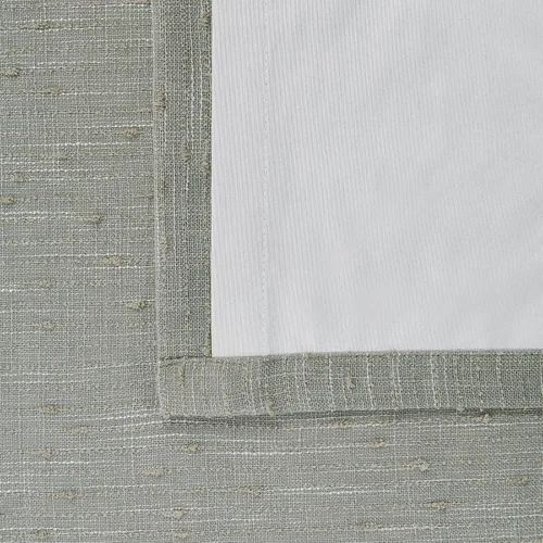 Vista 7 de Cortinas Grises de 84 Pulgadas de Largo con Textura de Lino Transparente con Forro para Sala de Estar, Pliegues Pellizco Pestaña Trasera Cortinas