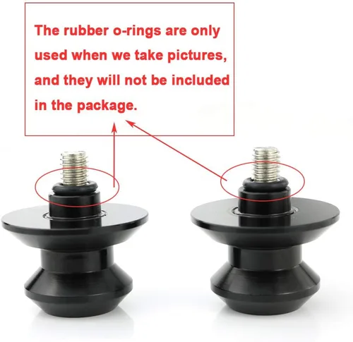 Vista 5 de Xitomer M8 X1.25 Carretes de brazo oscilante universales para motocicleta/Tornillo de soporte de brazo oscilante para GSX-R600/750/1000, SV