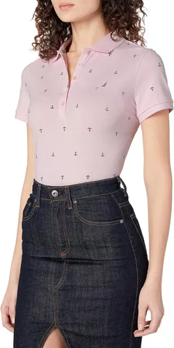 Vista 17 de Nautica - Polo de algodón elástico para mujer Cobalto brillante