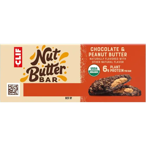 Vista 15 de CLIF Barra de mantequilla de nuez – Mantequilla de maní de chocolate – Barras energéticas rellenas – Sin OMG – USDA Orgánico – A base de plantas