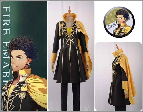 Vista 7 de Fire Emblem Tres Casas Claude Von Regan Cosplay Disfraz Halloween Adulto Traje