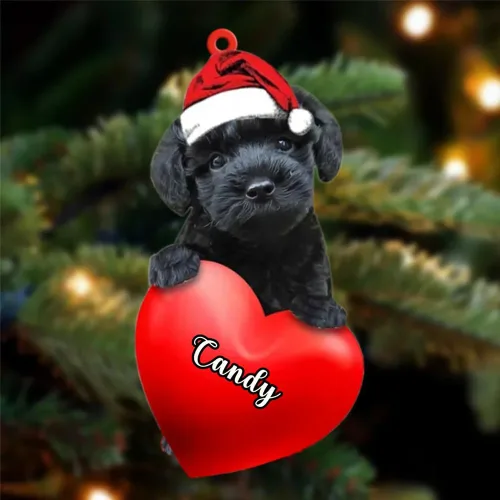 Vista 117 de Adornos de Navidad personalizados para perros, nombre personalizado, adorno de Malamute de Alaska, adornos acrílicos, regalos de Navidad, amantes