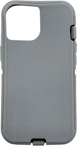 Vista 8 de Funda exterior de goma de repuesto compatible con iPhone 13 Otterbox Defender Series (negro)