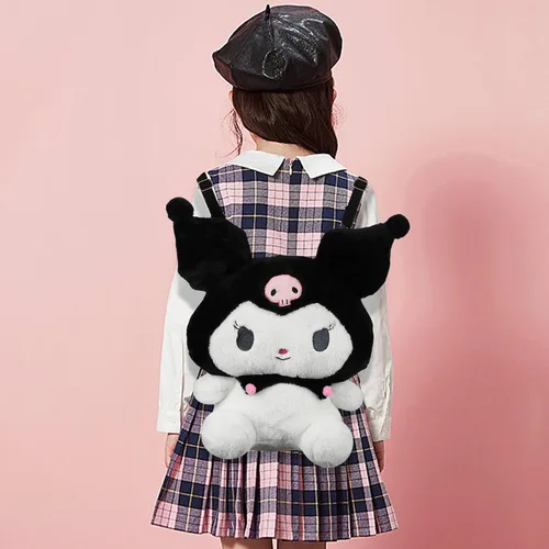 Vista 4 de Hiyancy Lindo peluche de dibujos animados para niñas y mujeres, muñeca de felpa de anime suave, perfecta para regalos de cumpleaños de niños y niñas