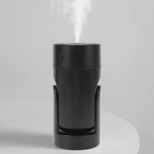 Vista 7 de Mini humidificador portátil, humidificador de aire silencioso, pequeño humidificador de niebla fría, humidificador de escritorio USB para automóvil