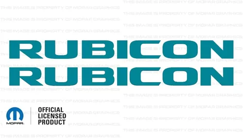 Vista 6 de Vinilo adhesivo gráfico del capó Rubicon/Adhesivo para calcomanías, compatible con Jeep Wrangler JK (2007-2018) Rosa bebé CSOFTPINK (Juego de 2)