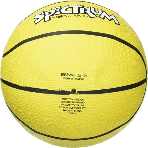 Vista 2 de S&S Worldwide Amarillo Espectro Goma Baloncesto Juventud