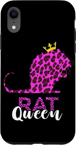 Vista 25 de Rat Queen Crown Leopard Mouse Rat Lover Rodent Rat Owner Case for iPhone 17