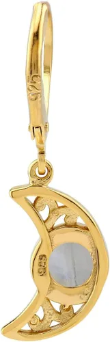 Vista 21 de Silvershake Aretes colgantes o colgante o colgante de plata de ley 925 chapada en oro amarillo con dije o colgante con cadena de 18 pulgadas