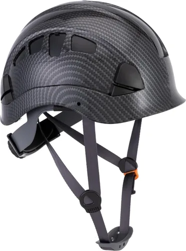 Vista 12 de Casco de seguridad – Casco aprobado por ANSI Z89.1 ajustable – Suspensión de trinquete de 6 puntos y cascos OSHA