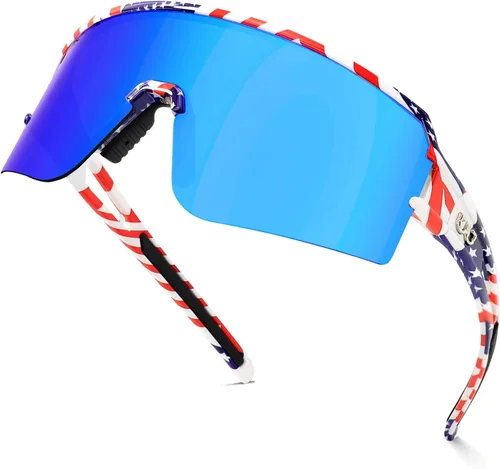 Vista 11 de FMY Gafas de sol polarizadas para ciclismo, lentes deportivos con protección UV400, para béisbol, correr, pescar, para hombres, mujeres y jóvenes
