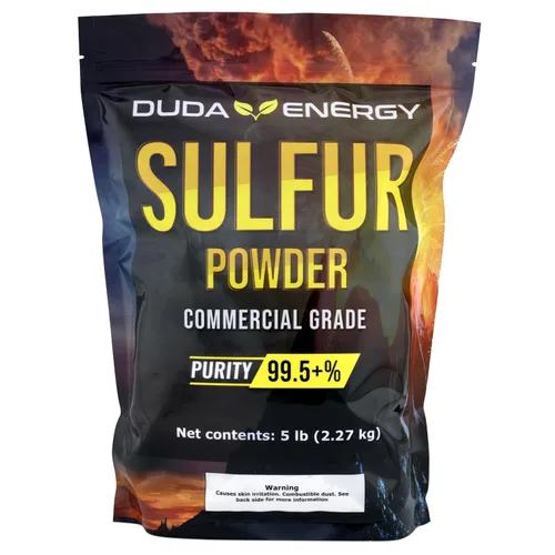 Vista 3 de Duda Energy Fertilizante en polvo de azufre amarillo de 1 libra, grado comercial, elemental
