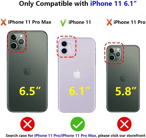 Vista 2 de Funda compatible con iPhone 11, diseño de mármol con purpurina dorada, delgada, a prueba de golpes, flexible, TPU suave, funda de silicona de goma