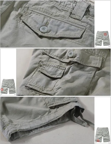Vista 6 de Match Pantalones cortos estilo cargo para hombre