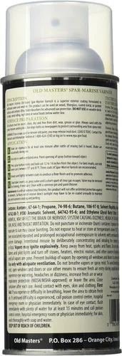 Vista 2 de OLD MASTERS 92310 Spar Barniz, 12 oz, Satinado