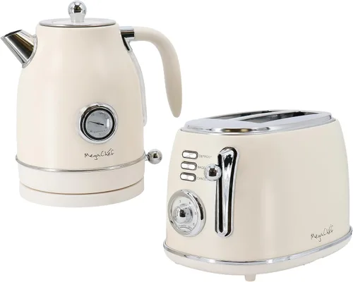 Vista 9 de MegaChef Tetera eléctrica de 1.7 litros y tostadora de 2 rebanadas (Negro)