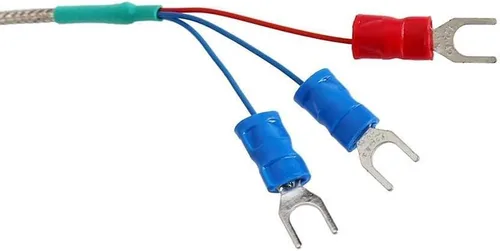 Vista 9 de PT100 Termopar Sensor de Temperatura Sonda 1/2" Conector de rosca NPT con 3 cables Cable de 2M, -58~572°F (-50~572.0 °F)