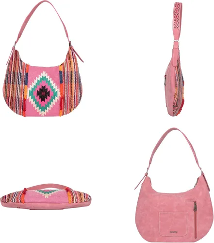 Vista 3 de Montana West Aztec Tapestry Collection - Bolso de mano oculto para mujer