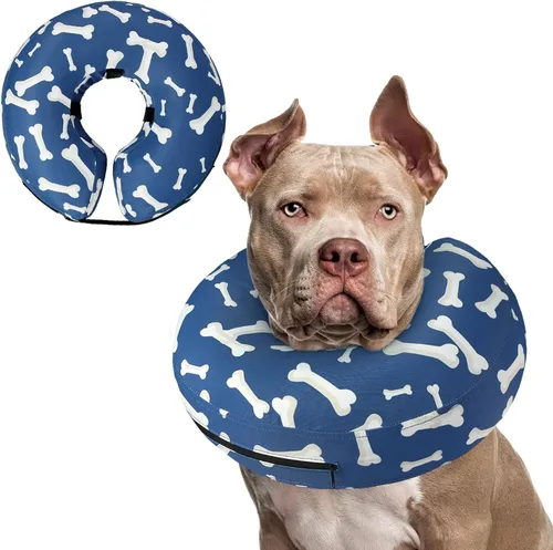 Vista 47 de Supet - Collar isabelino inflable para recuperación, posoperatorio