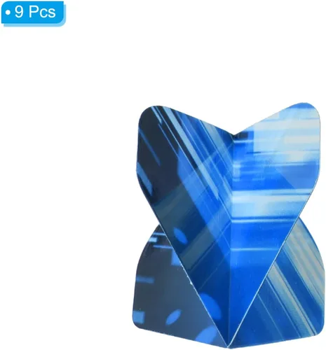 Vista 3 de PATIKIL Dart Flights - Accesorios de dardos estándar PET piezas de repuesto para punta de acero suave, estilo de rayas gruesas Gris