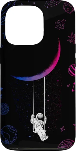 Vista 10 de Astronaut Moon Bisexual Flag Space LGBTQ Gay Pride Ally Bi Case for iPhone 17